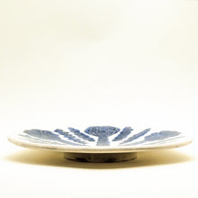 Load image into Gallery viewer, Blue Floral Serving Plate
