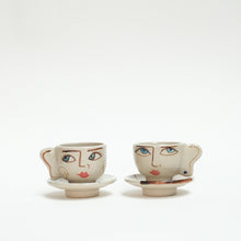 Load image into Gallery viewer, &quot;All Ears&quot; Espresso Cup &amp; Saucer
