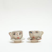 Load image into Gallery viewer, "All Ears" Espresso Cup & Saucer