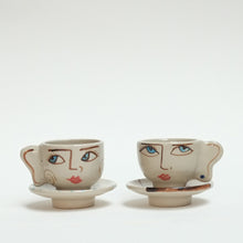 Load image into Gallery viewer, "All Ears" Espresso Cup & Saucer