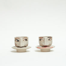 Load image into Gallery viewer, &quot;Nosey&quot; Senor Espresso Cup &amp; Saucer
