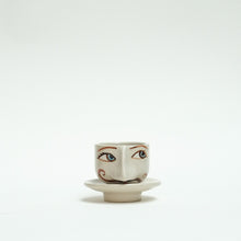 Load image into Gallery viewer, "Nosey" Senor Espresso Cup & Saucer