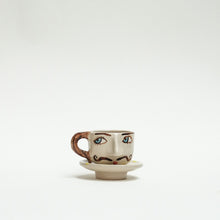 Load image into Gallery viewer, Senor &quot;Tattle-Tales&quot; Espresso Cup &amp; Saucer

