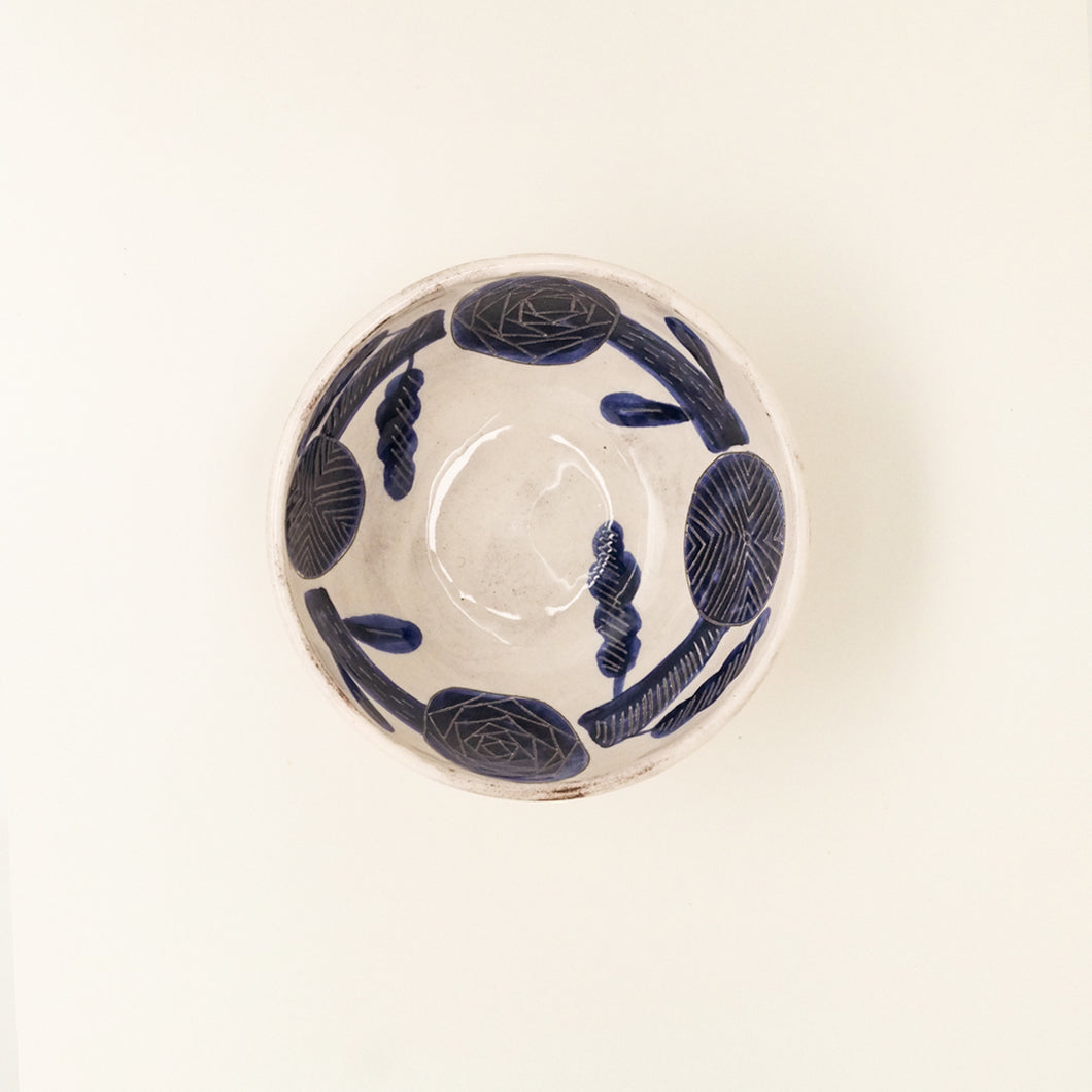 Blue Floral Bowl (Small)