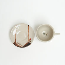 Load image into Gallery viewer, &quot;All Ears&quot; Espresso Cup &amp; Saucer
