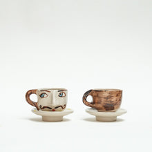 Load image into Gallery viewer, Senor &quot;Tattle-Tales&quot; Espresso Cup &amp; Saucer
