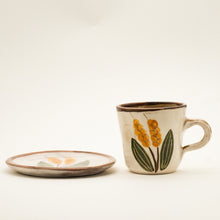 Load image into Gallery viewer, Yellow Floret Coffee / Tea Cup &amp; Saucer
